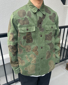 Hand-patched Military Jacket (One of a kind)